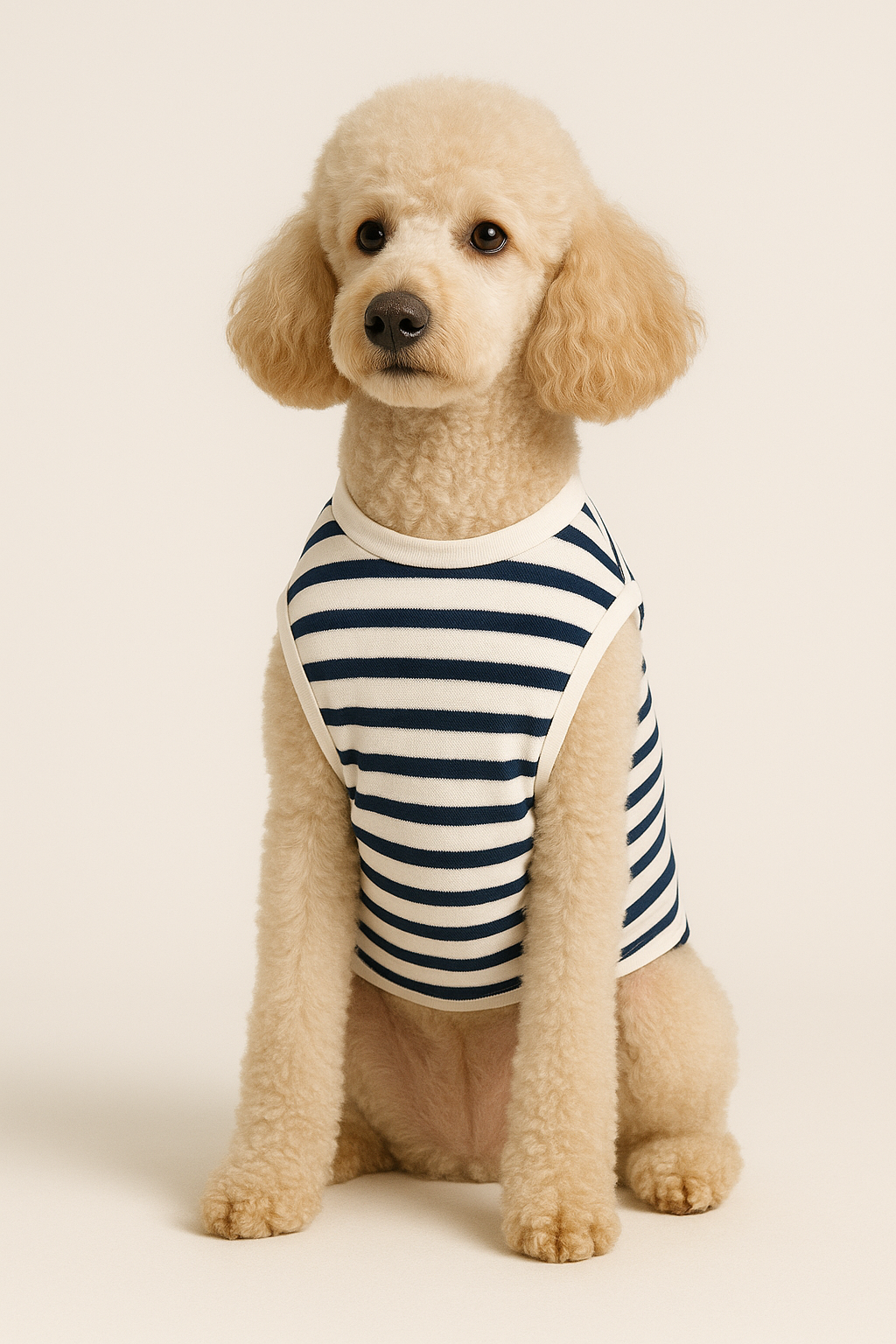 Polo para perros en versión Elegante hecho en Algodón Suave y Cómodo con detalles de color en el cuello