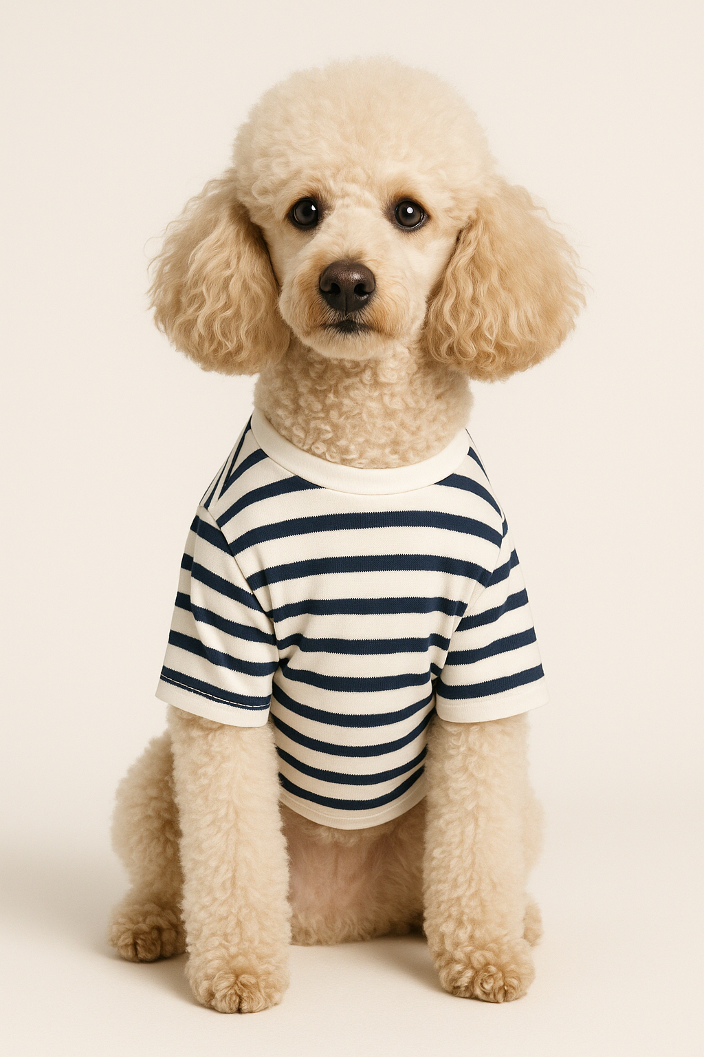 Polo para perros en versión Elegante hecho en Algodón Suave y Cómodo con detalles de color en el cuello