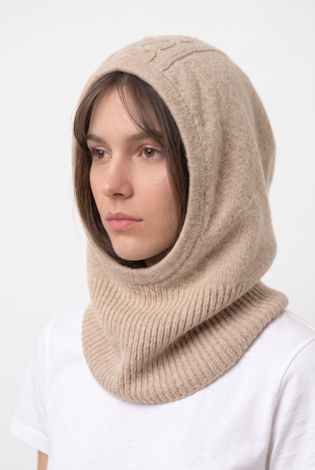 The Human Balaclava | 100% Baby Alpaca, Hand-Knit in Peru