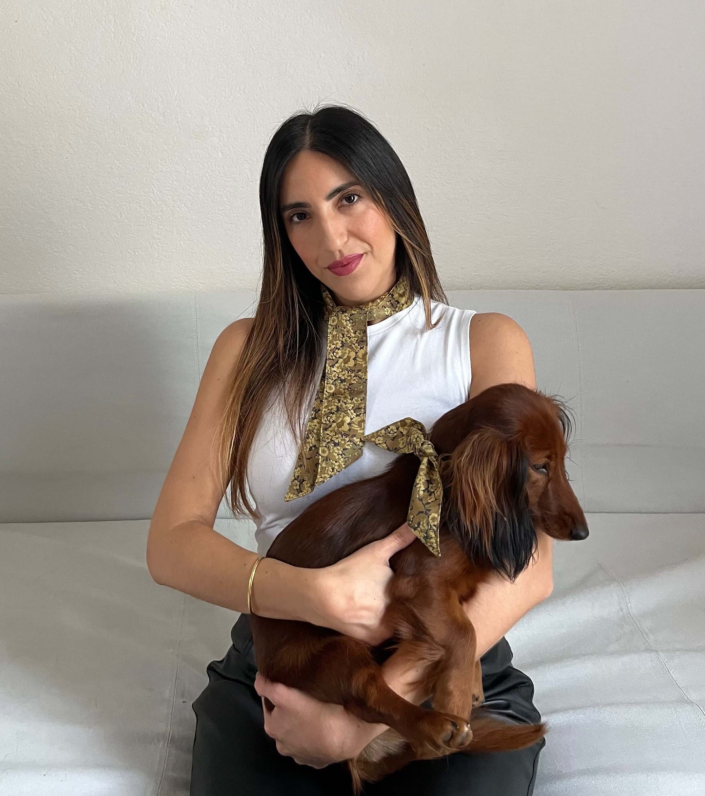 Mommy & me Twilly 100% silk.