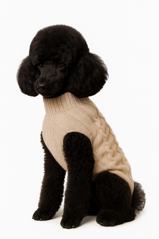 Pull Chien Tricoté en Alpaga Ultra doux