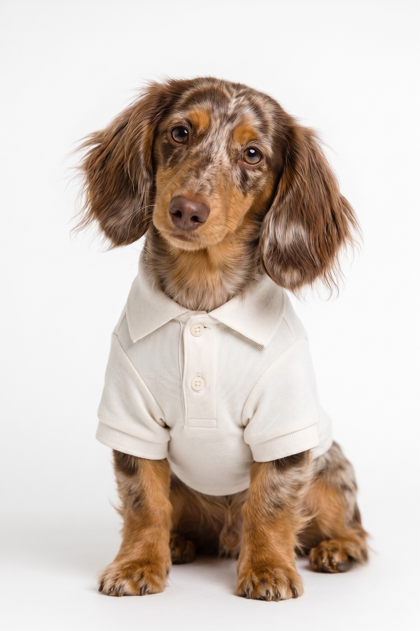 The Teckel Margaux — Cotton Dog Polo Shirt