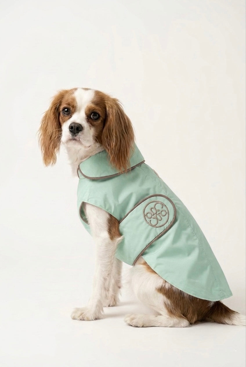 Abrigo Impermeable para Perros con Forro de Algodón Pima Hipoalergénico | Resistente al Agua y Viento