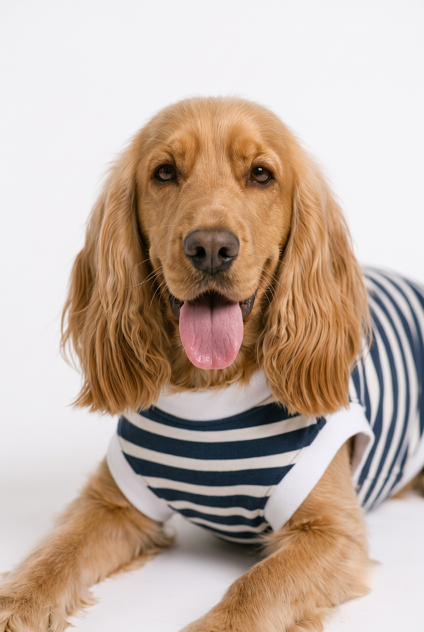 Camiseta para perros "Detrás de tu ropa sintética" Todas las estaciones