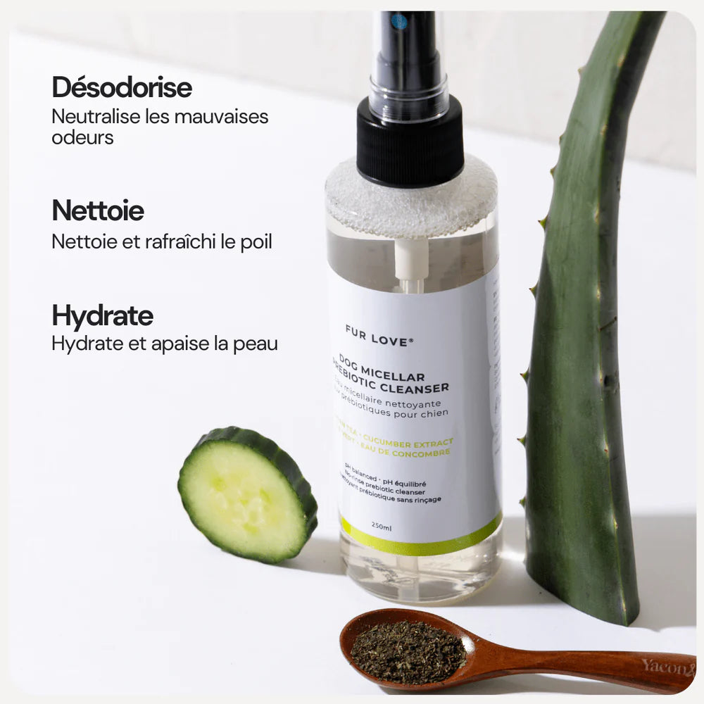 No-Rinse Micellar Water for Dogs – Prebiotics & Aloe Vera