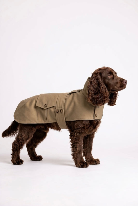 The Classic Trench — Luxury Dog Trench Coat, Made in Paris