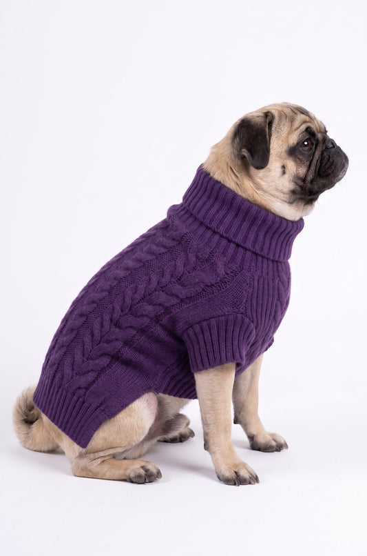The Winter Warmer Sweater — Baby Alpaca Dog Sweater