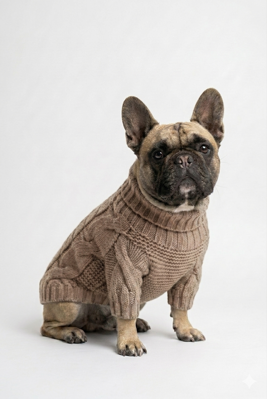 La Tresse Cotton Dog Sweater - Made to Order