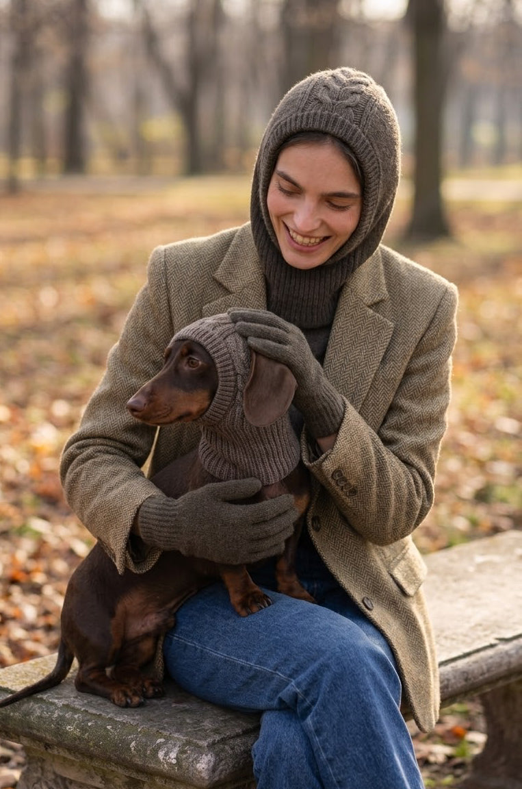 The Human Balaclava | 100% Baby Alpaca, Hand-Knit in Peru
