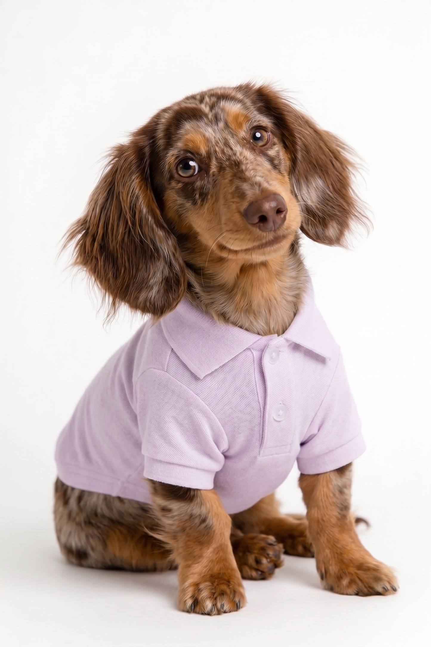 The Teckel Margaux — Cotton Dog Polo Shirt