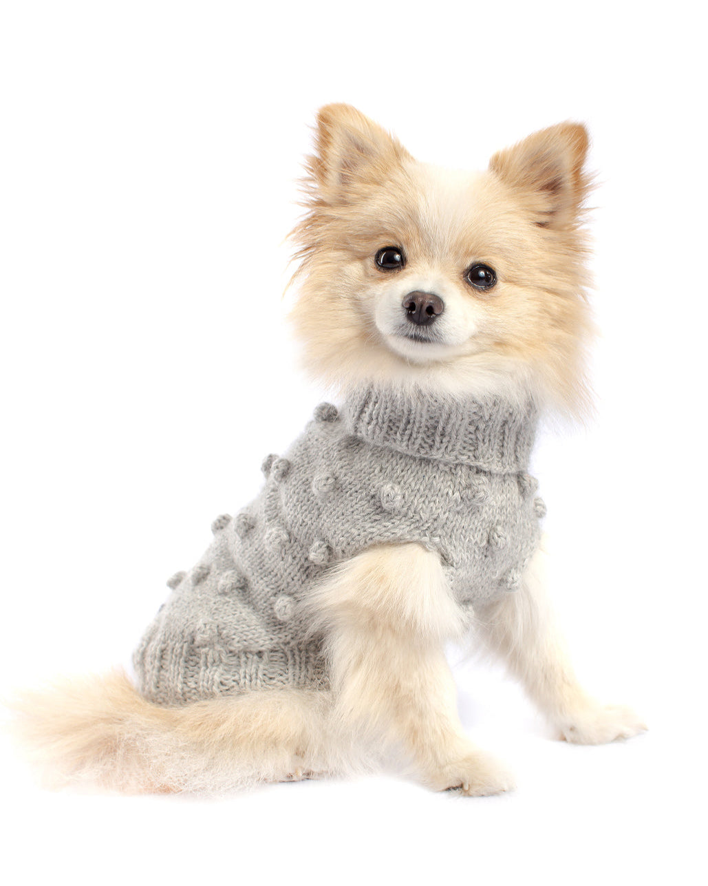 Dog Sweater Dots Handmade In Premium Alpaca